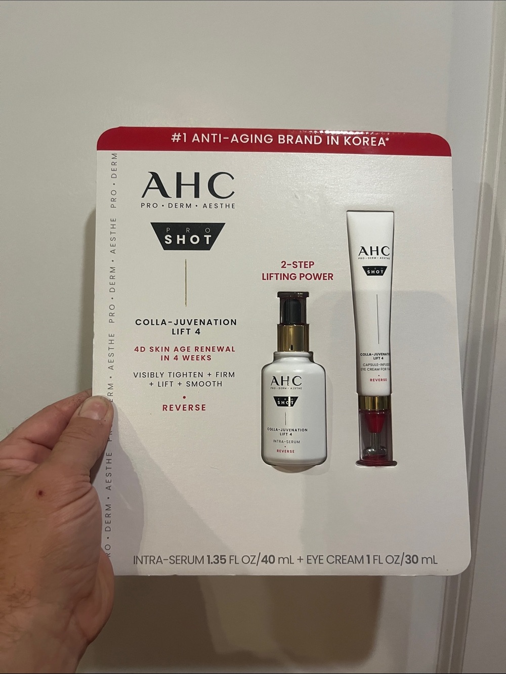 AHC Colla-Juvenation Lift 4 Primer Set - Red Packaging